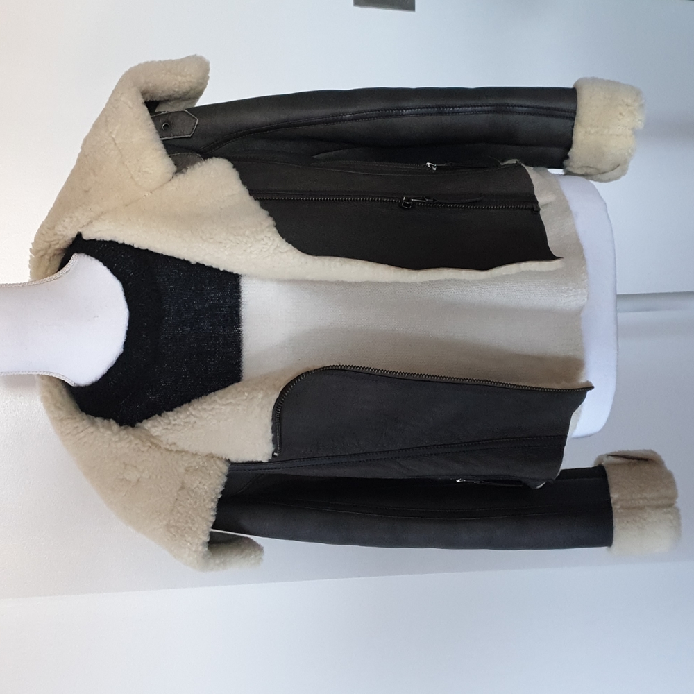 Sheep skin rider jacket